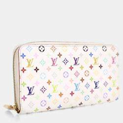 Pre Owned Louis Vuitton Monogram Multicolor Zippy Wallet