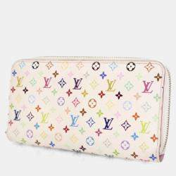 Pre Owned Louis Vuitton Monogram Multicolor Zippy Wallet