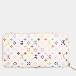 Pre Owned Louis Vuitton Monogram Multicolor Zippy Wallet