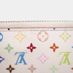 Pre Owned Louis Vuitton Monogram Multicolor Zippy Wallet