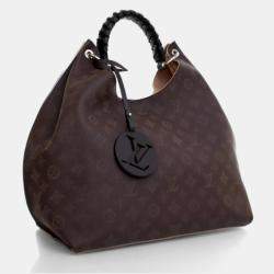 Pre Owned Louis Vuitton Monogram Mahina Carmel Hobo