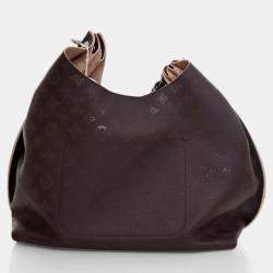 Pre Owned Louis Vuitton Monogram Mahina Carmel Hobo