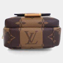 Pre Owned Louis Vuitton x NIGO Reverse Monogram Flat Double Phone Pouch