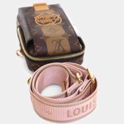 Pre Owned Louis Vuitton x NIGO Reverse Monogram Flat Double Phone Pouch