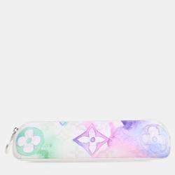 Pre Owned Louis Vuitton Monogram Watercolor Elizabeth Pencil Pouch