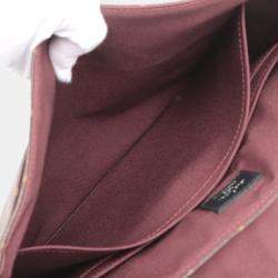 Pre Owned Louis Vuitton Brown Monogram Macassar District MM
