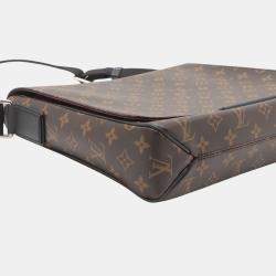 Pre Owned Louis Vuitton Brown Monogram Macassar District MM