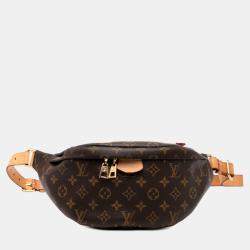 Pre Owned Louis Vuitton Brown Monogram Bumbag