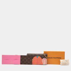 Pre Owned Louis Vuitton Brown Yayoi Kusama Monogram Pumpkins Pochette Felicie