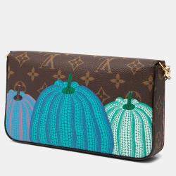Pre Owned Louis Vuitton Brown Yayoi Kusama Monogram Pumpkins Pochette Felicie