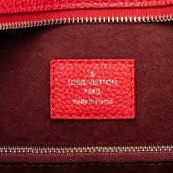 Pre Owned Louis Vuitton Red Calfskin Freedom Tote