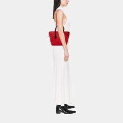 Pre Owned Louis Vuitton Red Calfskin Freedom Tote