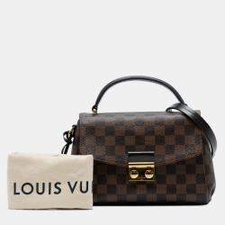 Pre Owned Louis Vuitton Brown Damier Ebene Croisette