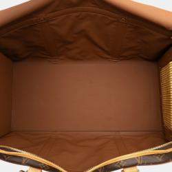 Pre Owned Louis Vuitton Brown Monogram Sac Chien Pet Carrier 50