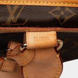 Pre Owned Louis Vuitton Brown Monogram Sac Chien Pet Carrier 50