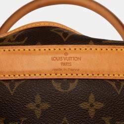 Pre Owned Louis Vuitton Brown Monogram Sac Chien Pet Carrier 50