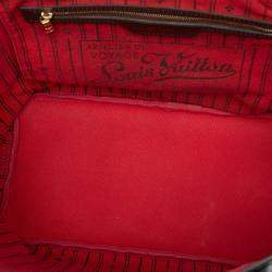 Pre Owned Louis Vuitton Brown Damier Ebene Neverfull MM