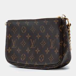 Pre Owned Louis Vuitton Brown Monogram Multi Pochette Accessoires