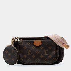 Pre Owned Louis Vuitton Brown Monogram Multi Pochette Accessoires