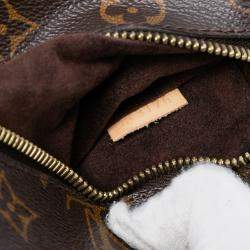 Pre Owned Louis Vuitton Brown Monogram Pochette Metis