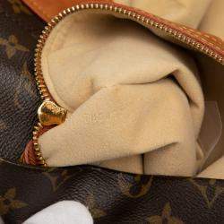 Pre Owned Louis Vuitton Brown Limited Edition Monogram Dentelle Fersen