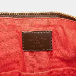 Pre Owned Louis Vuitton Brown Damier Ebene Siena MM