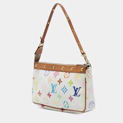 Pre Owned حقيبة لوي فويتون بوشيت أكسيسوار مونوجرام أبيض ملتيكلور