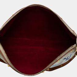 Pre Owned حقيبة لوي فويتون بوشيت أكسيسوار مونوجرام أبيض ملتيكلور