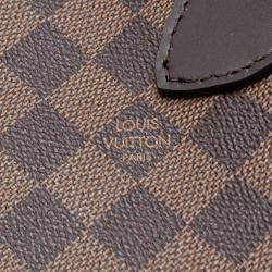Pre Owned Louis Vuitton Brown Damier Ebene Neverfull GM
