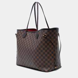 Pre Owned Louis Vuitton Brown Damier Ebene Neverfull GM