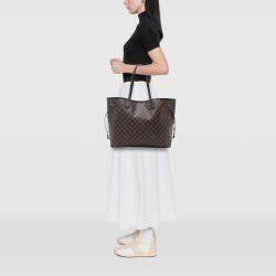 Pre Owned Louis Vuitton Brown Damier Ebene Neverfull GM