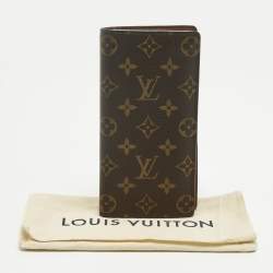 Pre Owned Louis Vuitton Monogram Canvas Brazza Wallet