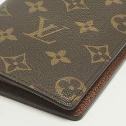 Pre Owned Louis Vuitton Monogram Canvas Brazza Wallet