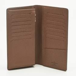Pre Owned Louis Vuitton Monogram Canvas Brazza Wallet