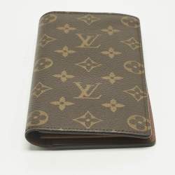 Pre Owned Louis Vuitton Monogram Canvas Brazza Wallet