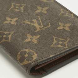 Pre Owned Louis Vuitton Monogram Canvas Brazza Wallet
