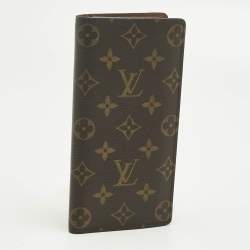 Pre Owned Louis Vuitton Monogram Canvas Brazza Wallet