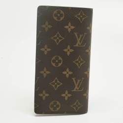 Pre Owned Louis Vuitton Monogram Canvas Brazza Wallet