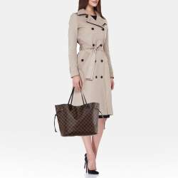 Pre Owned Louis Vuitton Damier Ebene Canvas Neverfull MM Bag