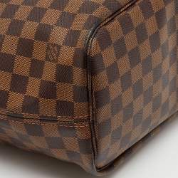 Pre Owned Louis Vuitton Damier Ebene Canvas Neverfull MM Bag