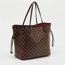 Pre Owned Louis Vuitton Damier Ebene Canvas Neverfull MM Bag