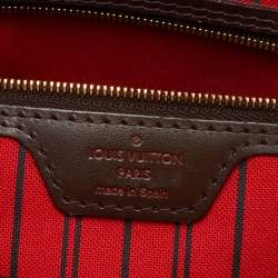 Pre Owned Louis Vuitton Damier Ebene Canvas Neverfull MM Bag