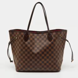 Pre Owned Louis Vuitton Damier Ebene Canvas Neverfull MM Bag