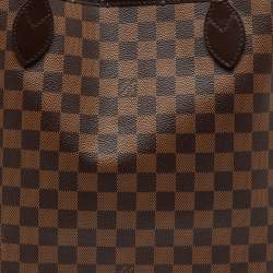 Pre Owned Louis Vuitton Damier Ebene Canvas Neverfull MM Bag