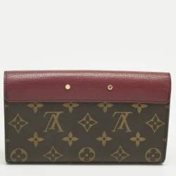Pre Owned Louis Vuitton Aurore Monogram Canvas Pallas Wallet