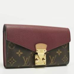 Pre Owned Louis Vuitton Aurore Monogram Canvas Pallas Wallet