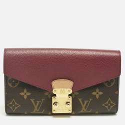 Pre Owned Louis Vuitton Aurore Monogram Canvas Pallas Wallet