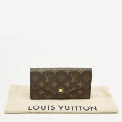Pre Owned Louis Vuitton Monogram Canvas Sarah Wallet