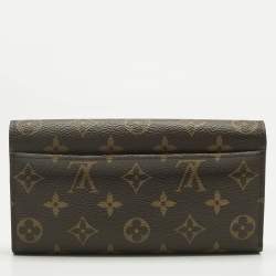 Pre Owned Louis Vuitton Monogram Canvas Sarah Wallet