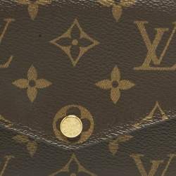 Pre Owned Louis Vuitton Monogram Canvas Sarah Wallet